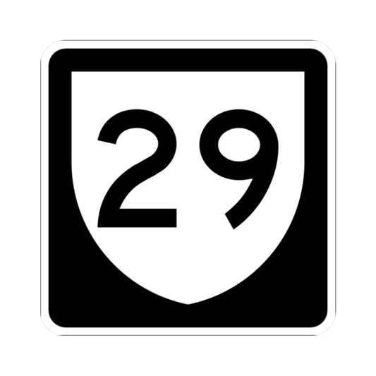 PR urban primary 29 (Puerto Rico) (Road Sign) STICKER Vinyl Kiss-Cut Decal