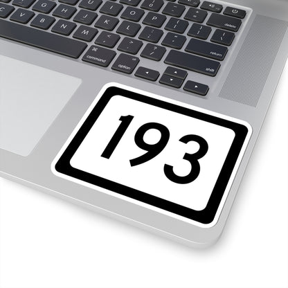 WV-193 (Virginia) (Road Sign) STICKER Vinyl Kiss-Cut Decal