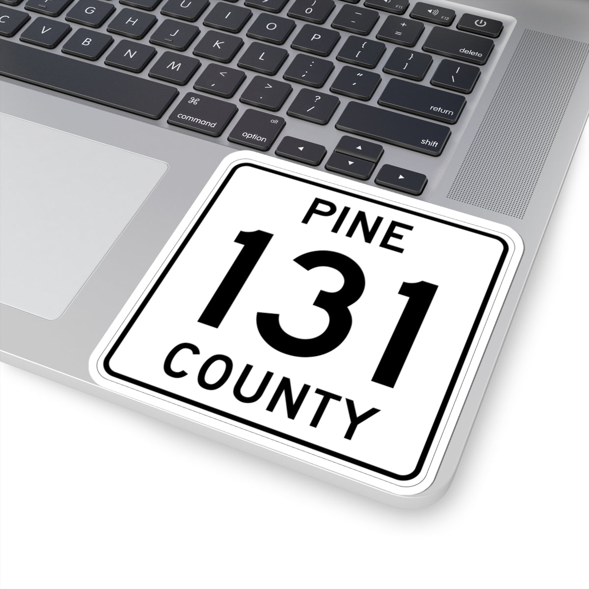 Pine County Route 131 MN (Minnesota) (Road Sign) STICKER Vinyl Kiss-Cut Decal