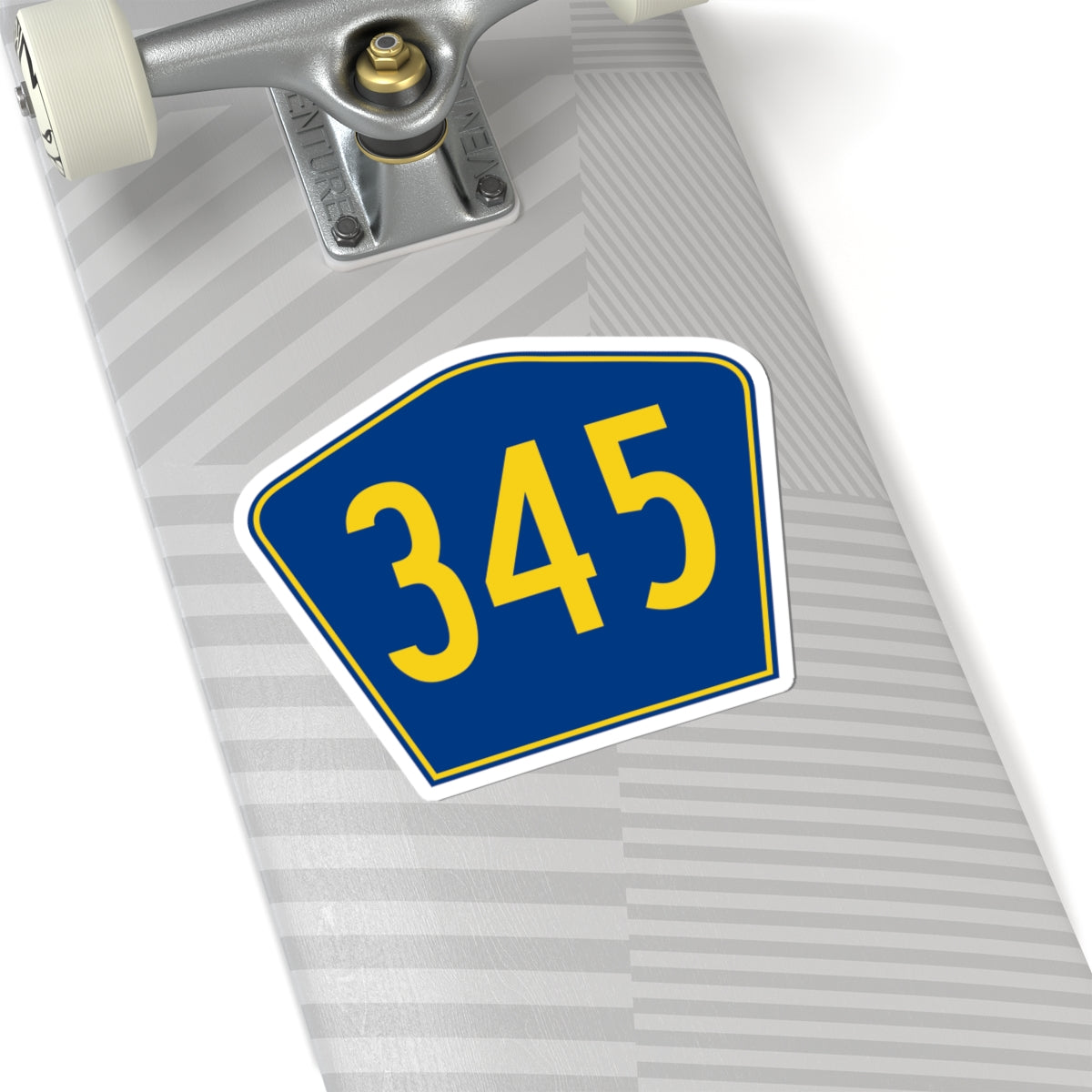 PR secondary 345 (Puerto Rico) (Road Sign) STICKER Vinyl Kiss-Cut Decal