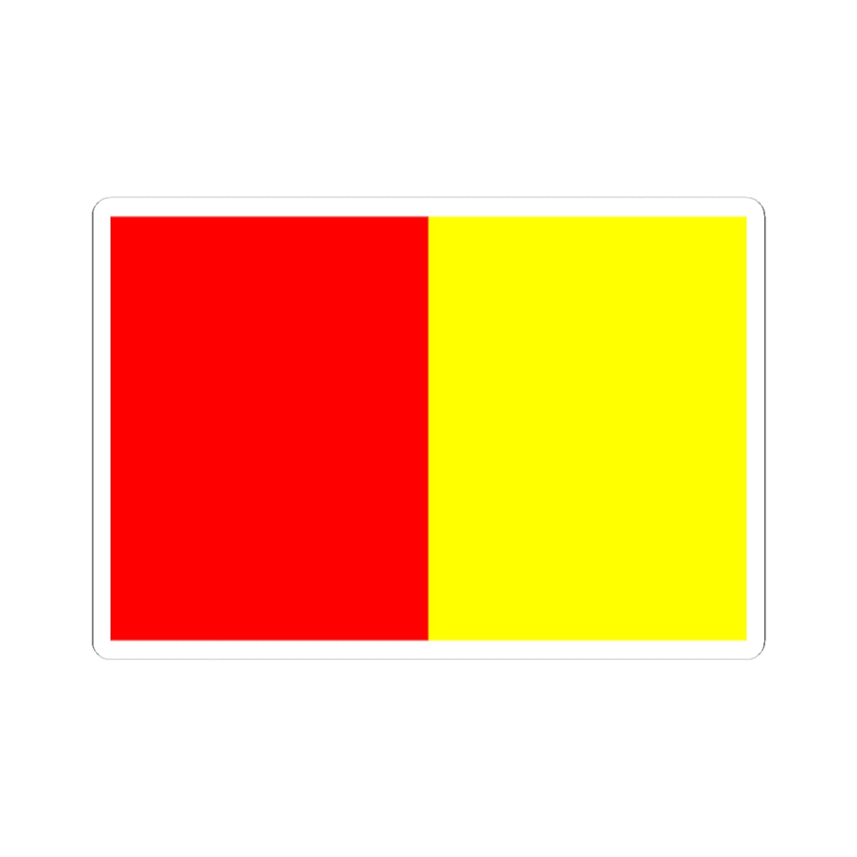 Flag of Grenoble (France) STICKER Vinyl Kiss-Cut Decal