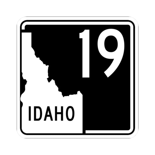 ID-19 (Idaho) (Road Sign) STICKER Vinyl Kiss-Cut Decal