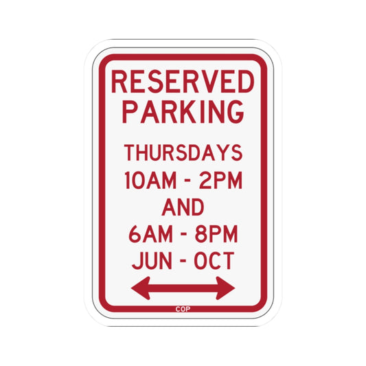 PBOT Road sign P4113D (Oregon) (Road Sign) STICKER Vinyl Kiss-Cut Decal