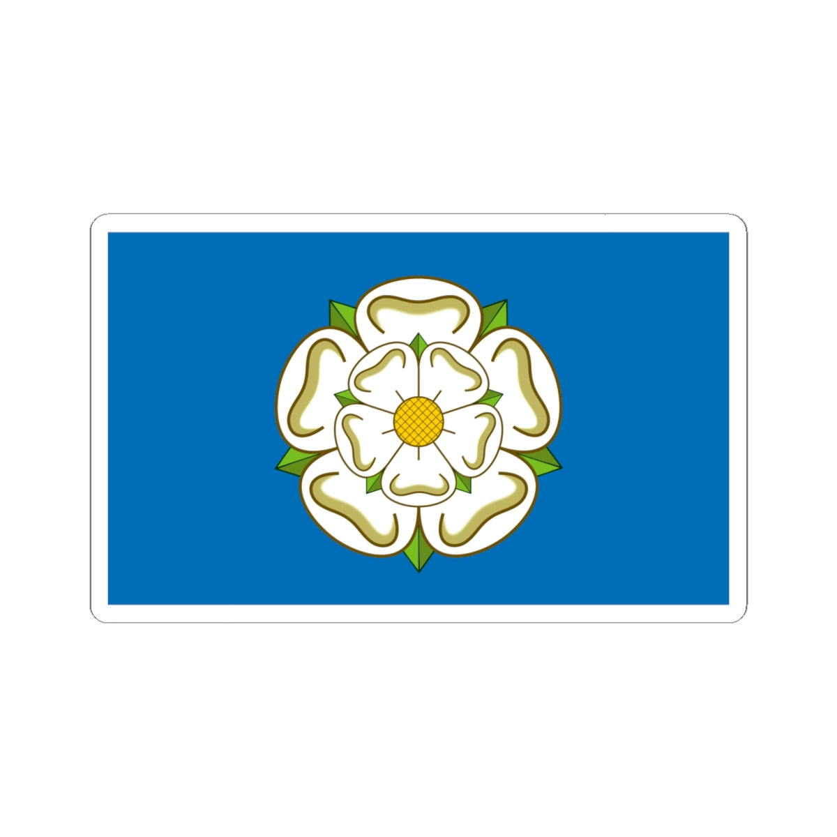 Flag of Yorkshire (England) STICKER Vinyl Kiss-Cut Decal