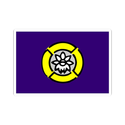 Flag of Rankoshi Hokkaido (Japan) STICKER Vinyl Kiss-Cut Decal