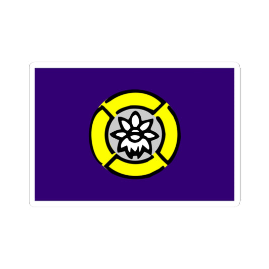 Flag of Rankoshi Hokkaido (Japan) STICKER Vinyl Kiss-Cut Decal