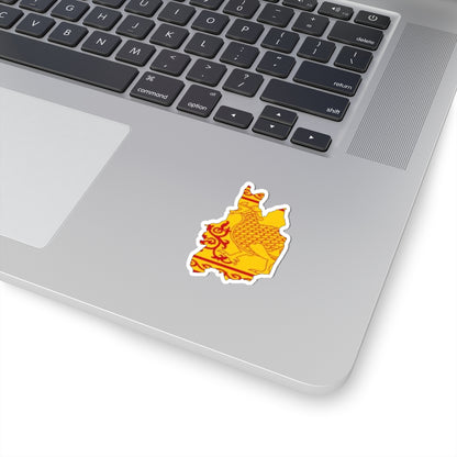 Uva Province Flag-map (Sri Lanka) STICKER Vinyl Kiss-Cut Decal