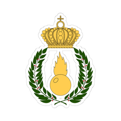 Artilleriets officershögskola vapen (Sweden) (Coat of Arms) STICKER Vinyl Kiss-Cut Decal