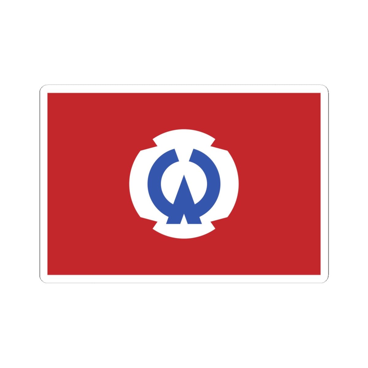 Flag of Ōtsuchi Iwate (Japan) STICKER Vinyl Kiss-Cut Decal