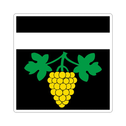 CHE Wunnewil-Flamatt Flag (Switzerland) STICKER Vinyl Kiss-Cut Decal