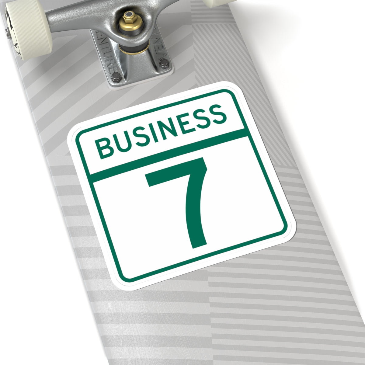 MD Route 7 Business (Maryland) (Road Sign) STICKER Vinyl Kiss-Cut Decal