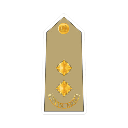 08. Kenyan Army LT (Kenya) (Military Rank) STICKER Vinyl Kiss-Cut Decal