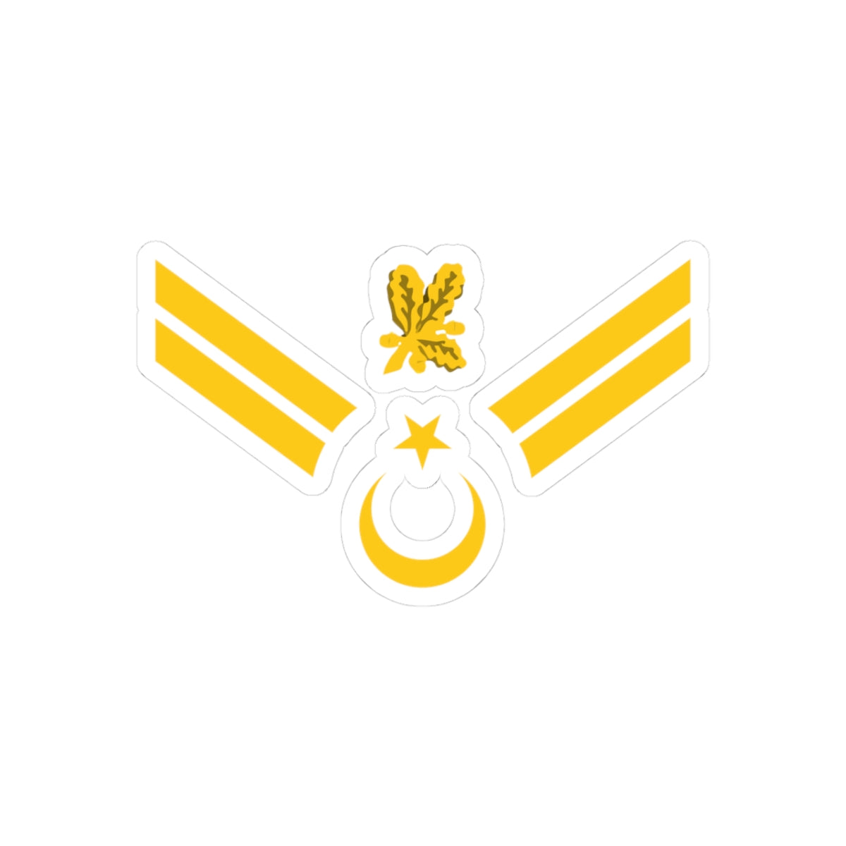 Navy TUR OR 06b (Turkey) (Military Rank) STICKER Vinyl Kiss-Cut Decal