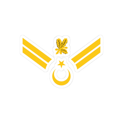 Navy TUR OR 06b (Turkey) (Military Rank) STICKER Vinyl Kiss-Cut Decal