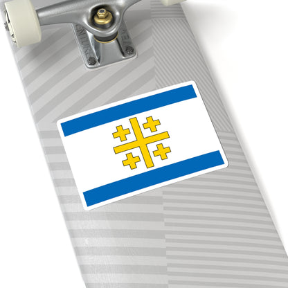 Flag of the State of Palestine Proposal 5 (Israel) STICKER Vinyl Kiss-Cut Decal