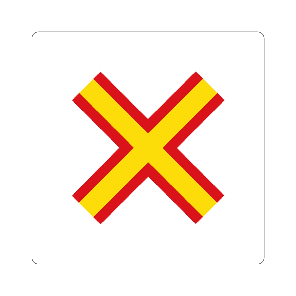 Flag of SEV (Spain) STICKER Vinyl Kiss-Cut Decal