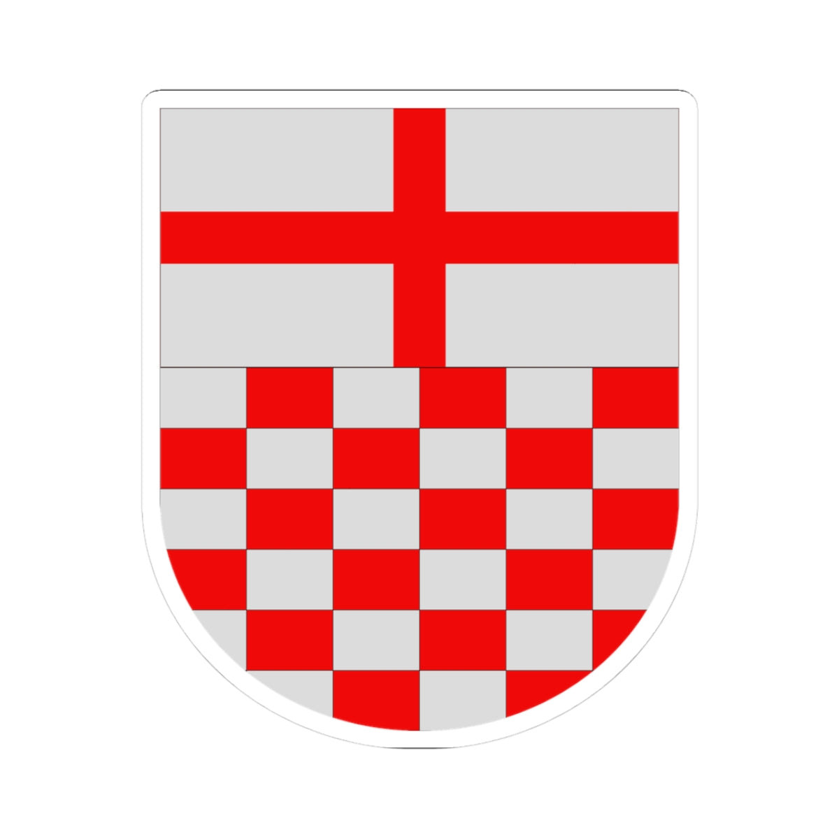 Blasón de la familia Barbiano (Spain) (Coat of Arms) STICKER Vinyl Kiss-Cut Decal