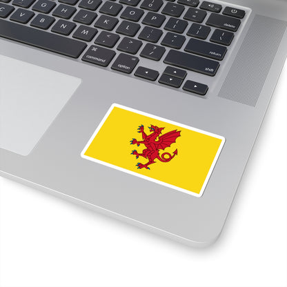 Somerset Flag (England) STICKER Vinyl Kiss-Cut Decal