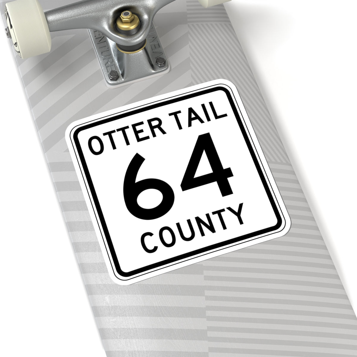 Otter Tail County Route 64 MN (Minnesota) (Road Sign) STICKER Vinyl Kiss-Cut Decal