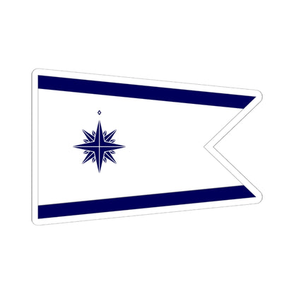 Standard of the Japan Coast Guard Commandant-bordered (Japan) STICKER Vinyl Kiss-Cut Decal