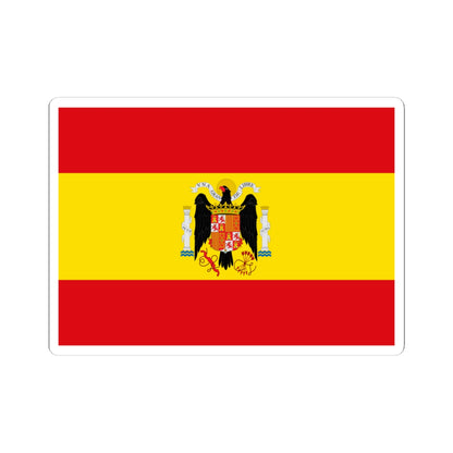 Flag of the Francoist Spain Army 1940-1945 Forts and Castles (Spain) STICKER Vinyl Kiss-Cut Decal