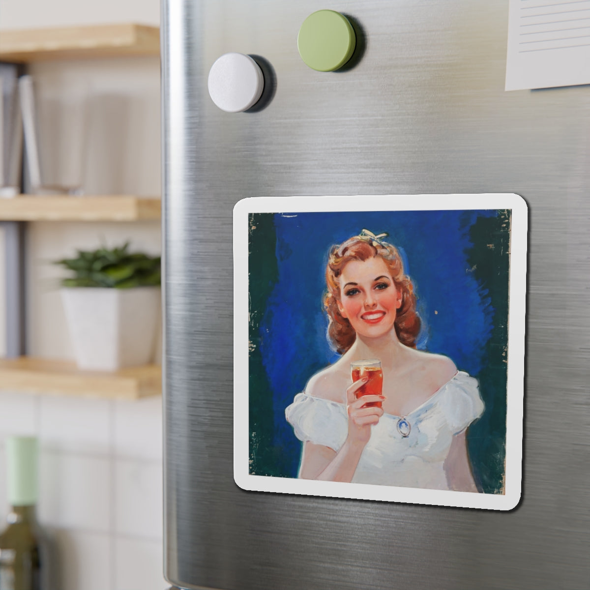 Soda ad illustration (Magazine Illustration) Refrigerator Magnet