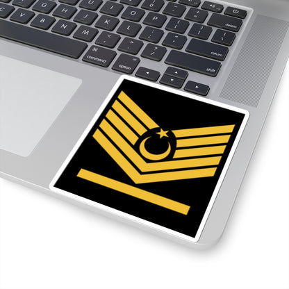 Başçavuş rütbe (Turkey) (Military Rank) STICKER Vinyl Kiss-Cut Decal