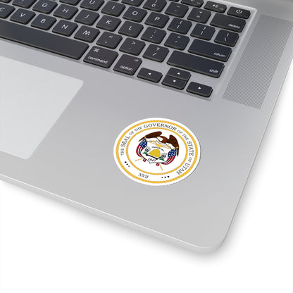 Seal of the Governor of Utah - STICKER Vinyl Kiss-Cut Decal