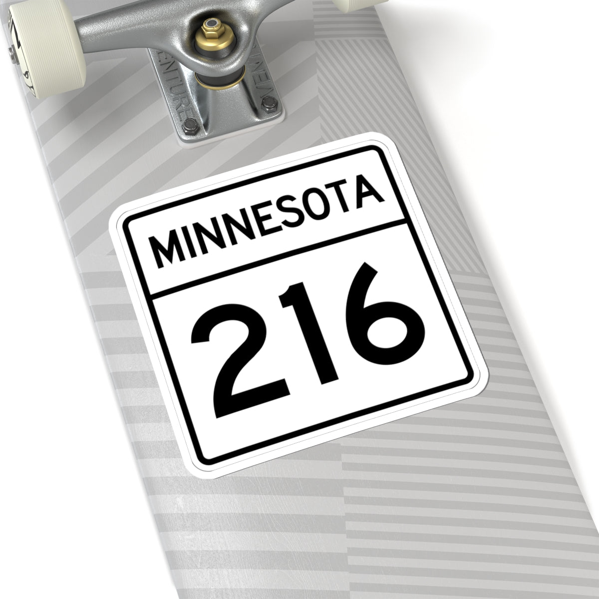 MN-216 1948 (Minnesota) (Road Sign) STICKER Vinyl Kiss-Cut Decal