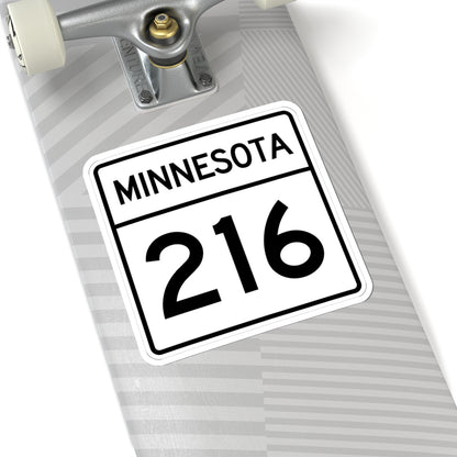MN-216 1948 (Minnesota) (Road Sign) STICKER Vinyl Kiss-Cut Decal