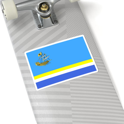 Flag of Kostroma Kostroma Oblast (Russia) STICKER Vinyl Kiss-Cut Decal