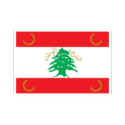 Flag of the Lebanese Armed Forces Front (Lebanon) STICKER Vinyl Kiss-Cut Decal