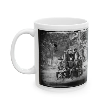 Harrison's Landing, Va. Group Of The Irish Brigade (U.S. Civil War) White Coffee Mug