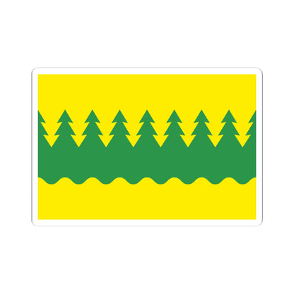 Flag of Kainuu (Finland) STICKER Vinyl Kiss-Cut Decal