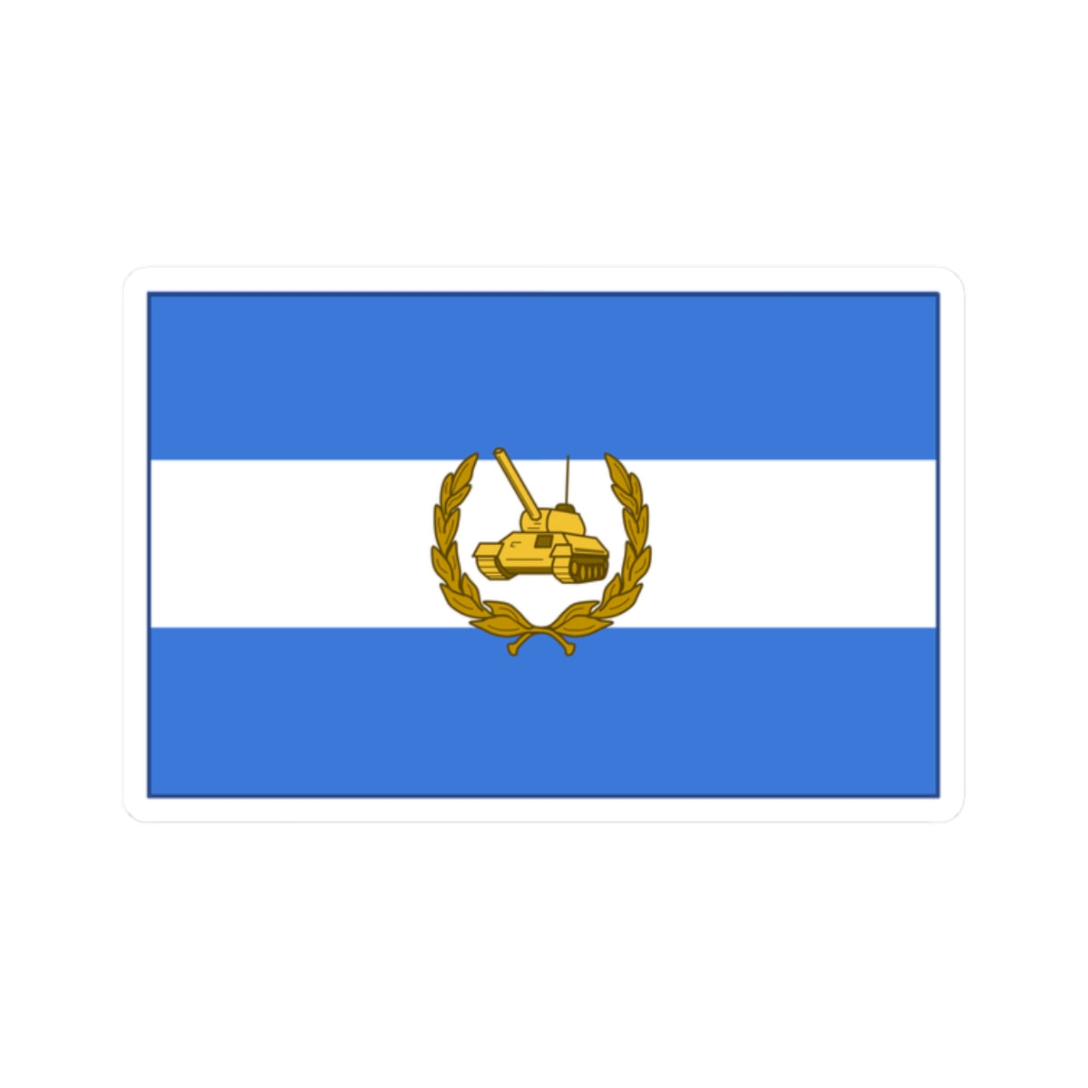 SYR-Armour-DIV-flag (Syria) STICKER Vinyl Kiss-Cut Decal