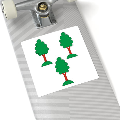 CHE Kirchuster Flag (Switzerland) STICKER Vinyl Kiss-Cut Decal