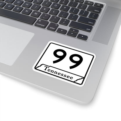 Tennessee 99 (Tennessee) (Road Sign) STICKER Vinyl Kiss-Cut Decal