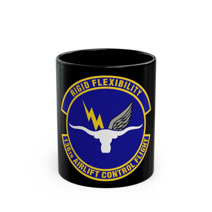 136th Airlift Control Flight (U.S. Air Force) Black Coffee Mug-11oz-The Sticker Space