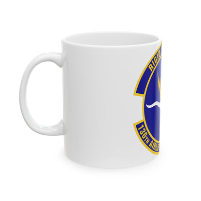 136th Airlift Control Flight (U.S. Air Force) White Coffee Mug-The Sticker Space