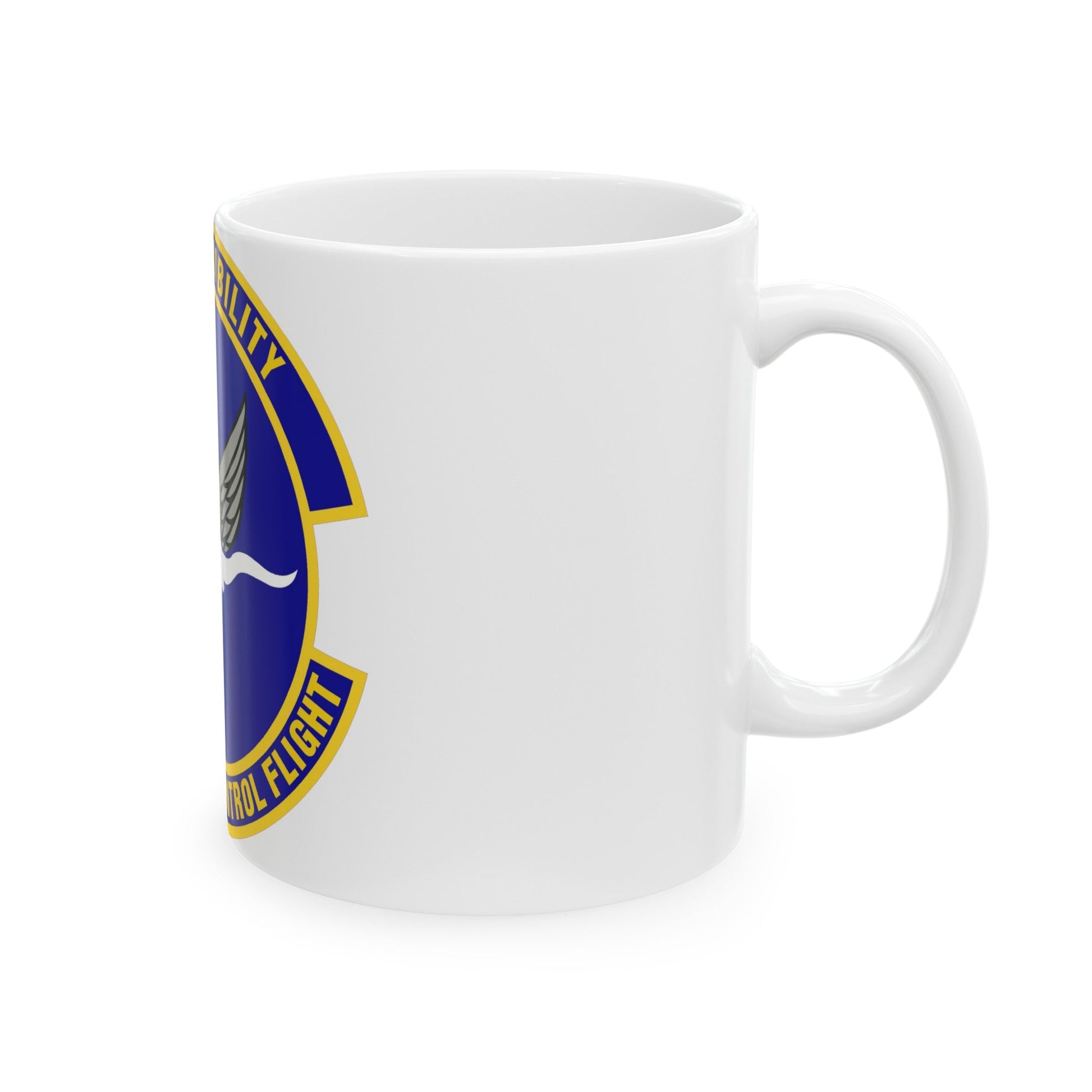 136th Airlift Control Flight (U.S. Air Force) White Coffee Mug-The Sticker Space