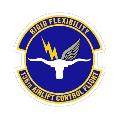 136th Airlift Control Flight (U.S. Air Force) STICKER Vinyl Die-Cut Decal 2 Inch - The Sticker Space
