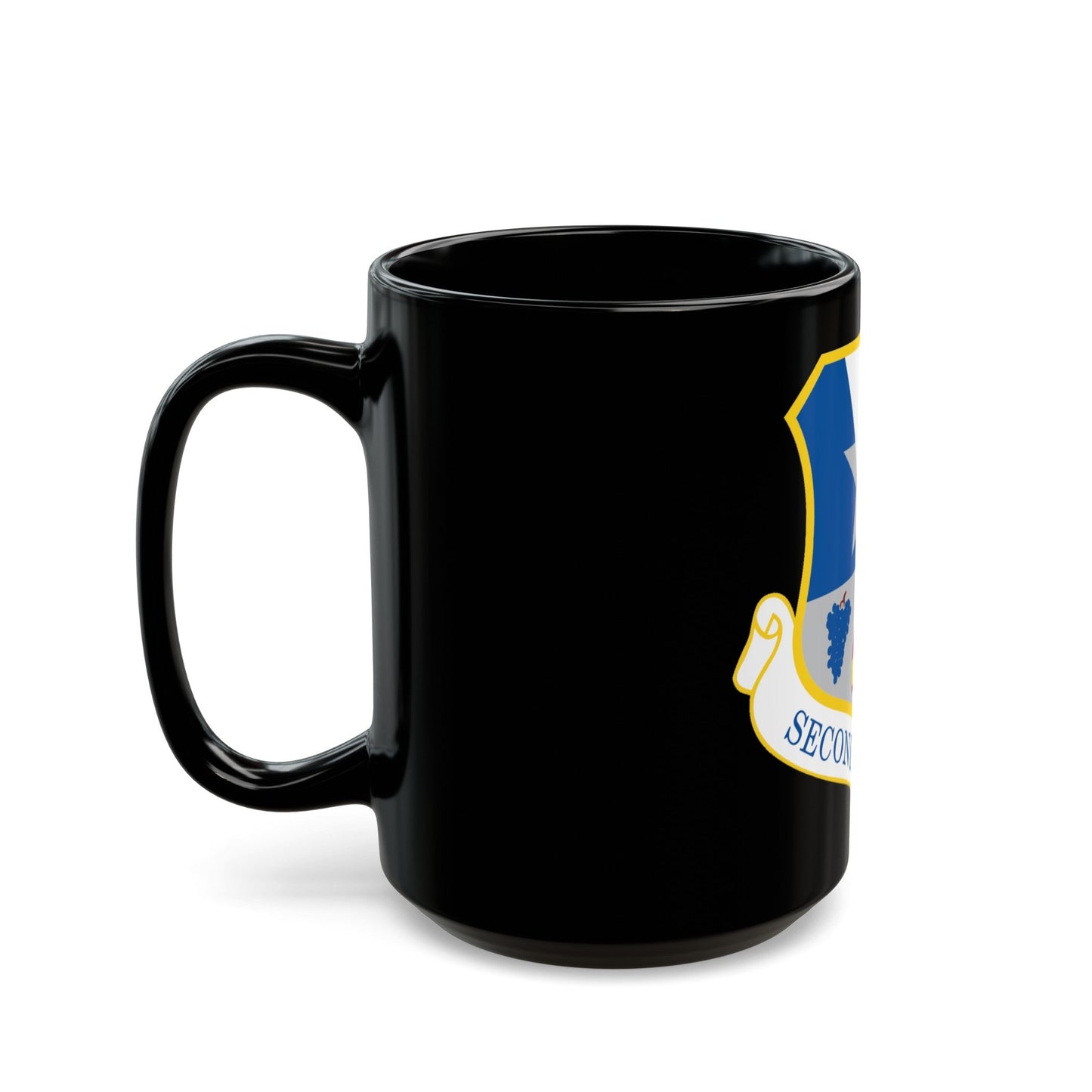 136th Airlift Wing (U.S. Air Force) Black Coffee Mug-The Sticker Space