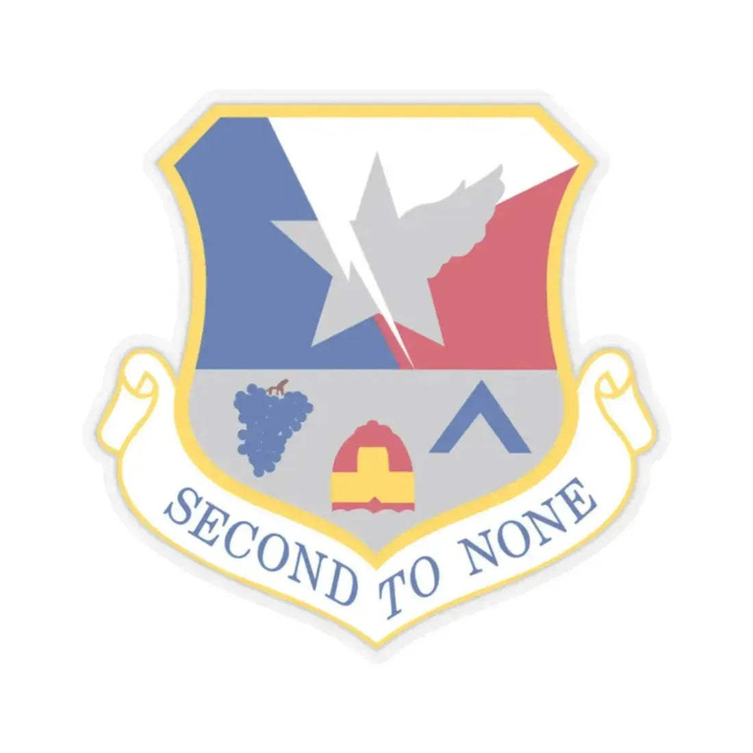 136th Airlift Wing (U.S. Air Force) STICKER Vinyl Kiss-Cut Decal 2 Inch Transparent - The Sticker Space