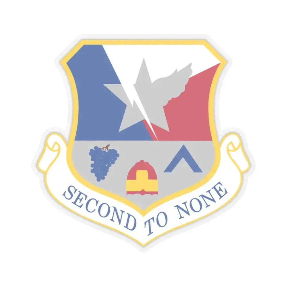 136th Airlift Wing (U.S. Air Force) STICKER Vinyl Kiss-Cut Decal 6 Inch Transparent - The Sticker Space