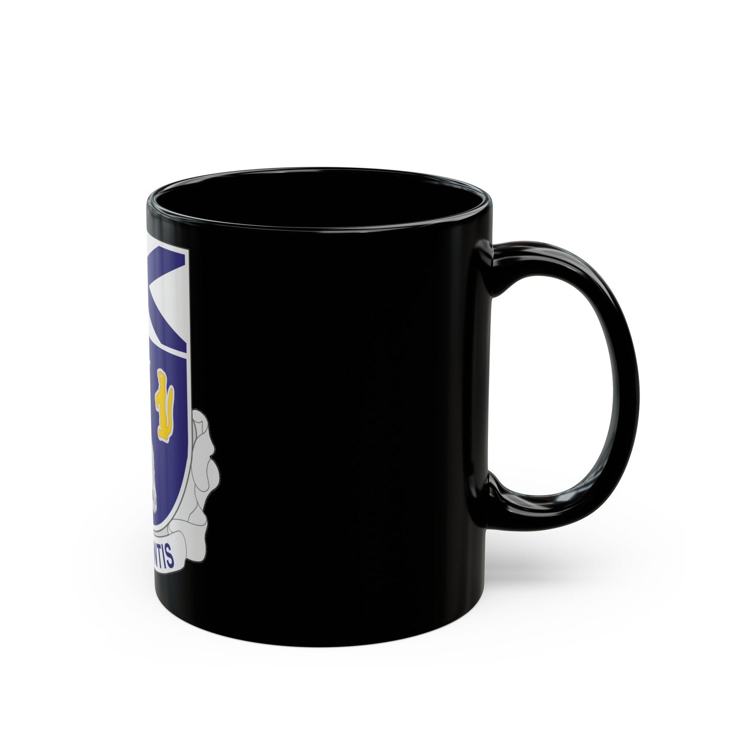 136th Infantry Regiment (U.S. Army) Black Coffee Mug-The Sticker Space