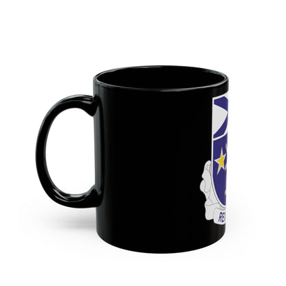 136th Infantry Regiment (U.S. Army) Black Coffee Mug-The Sticker Space