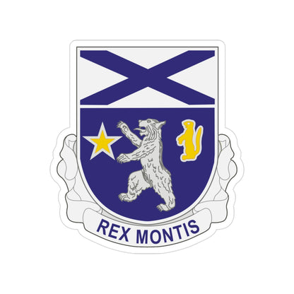 136th Infantry Regiment (U.S. Army) Transparent STICKER Die-Cut Vinyl Decal-3 Inch-The Sticker Space