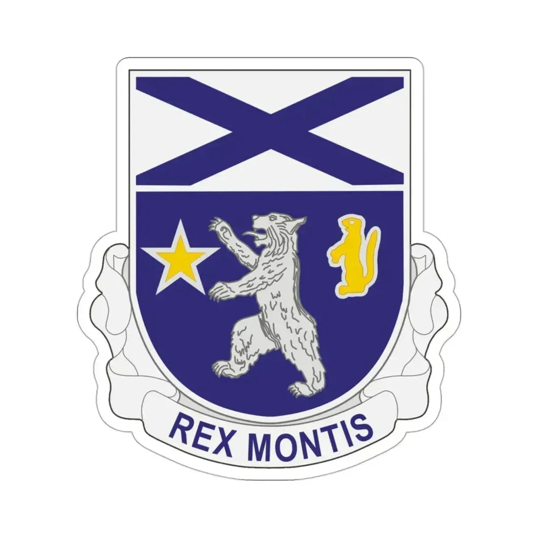 136th Infantry Regiment (U.S. Army) STICKER Vinyl Die-Cut Decal 3 Inch - The Sticker Space