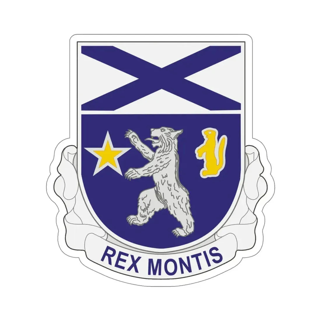 136th Infantry Regiment (U.S. Army) STICKER Vinyl Die-Cut Decal - The Sticker Space