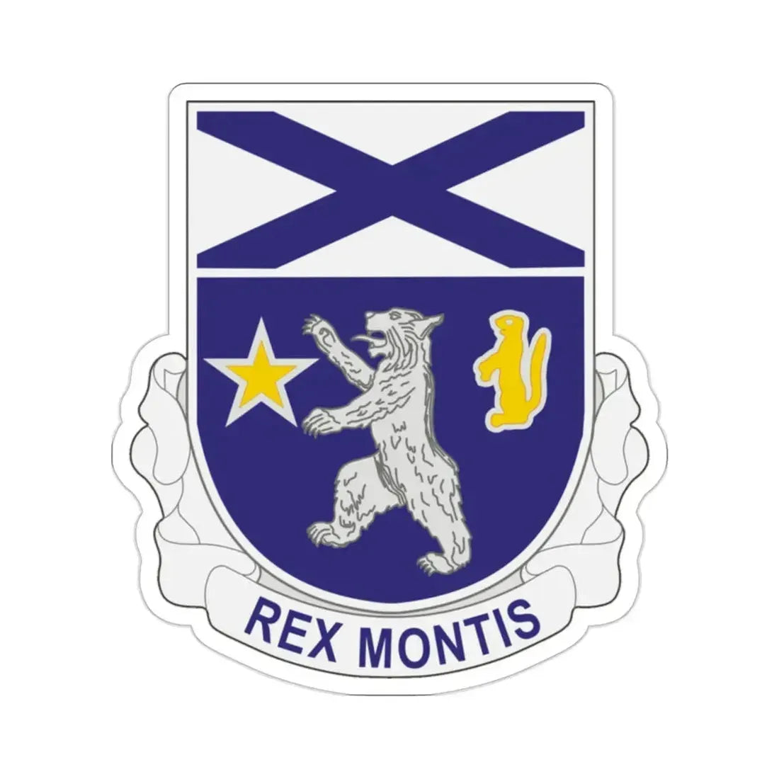 136th Infantry Regiment (U.S. Army) STICKER Vinyl Die-Cut Decal - The Sticker Space